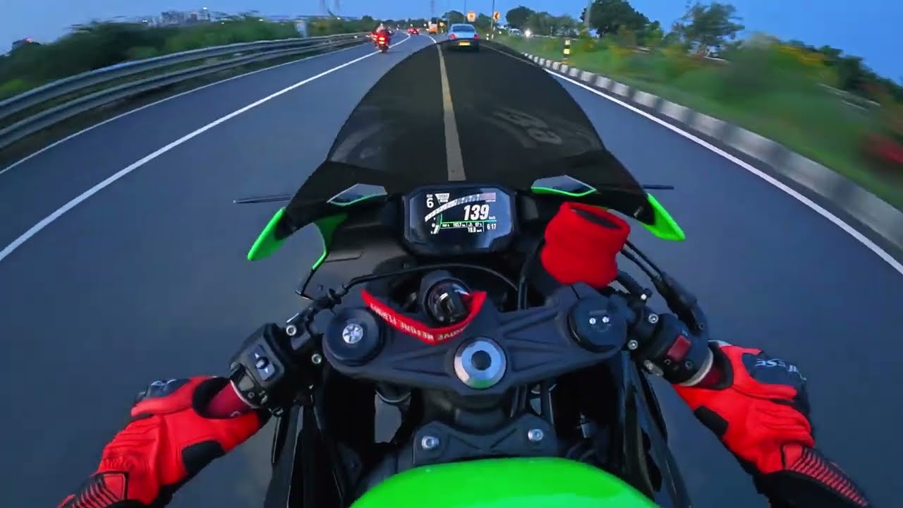 2024 ZX6R | Highway Ride | Pure M4 Exhaust Sound | No Talking