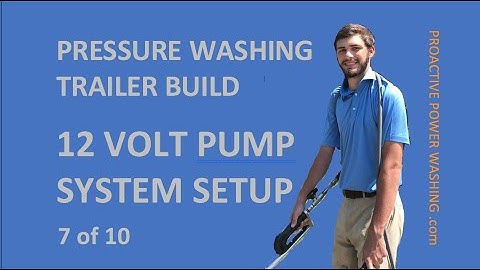 12 Volt Soft Wash Pump System - Pressure Washing Trailer Build (8 of 10)