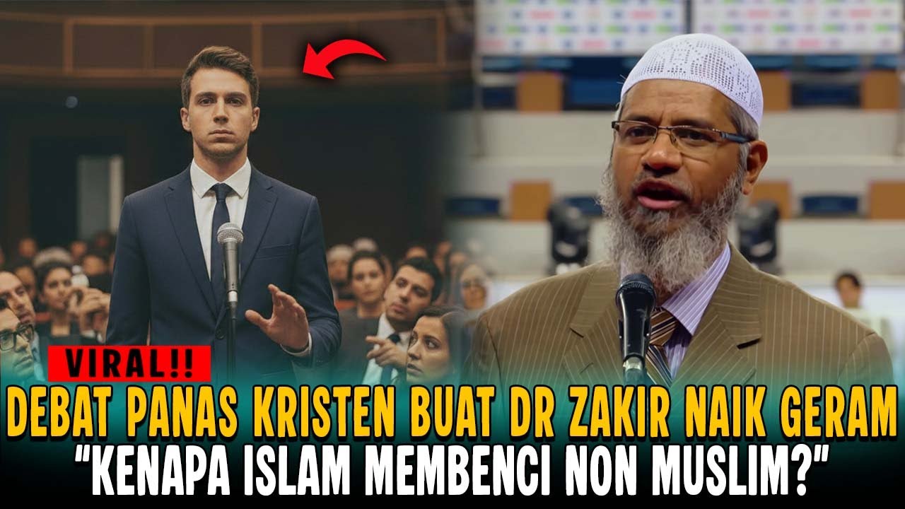 DEBAT PANAS‼️ KENAPA ISLAM MEMBENCI NON MUSLIM? — JAWABAN DR ZAKIR NAIK