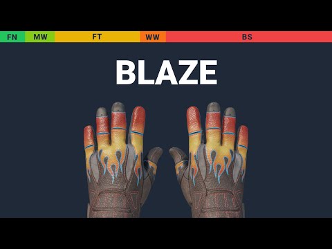 Sport Gloves Blaze - Skin Float And Wear Preview