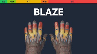 Sport Gloves Blaze - Skin Float And Wear Preview