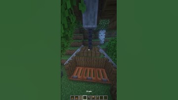 Small But Pretty Garden Swing in Minecraft! #shorts