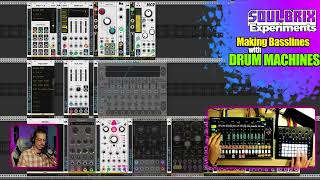TR8 and VCV Rack Jam 1 - Making Basslines with Drum Machines