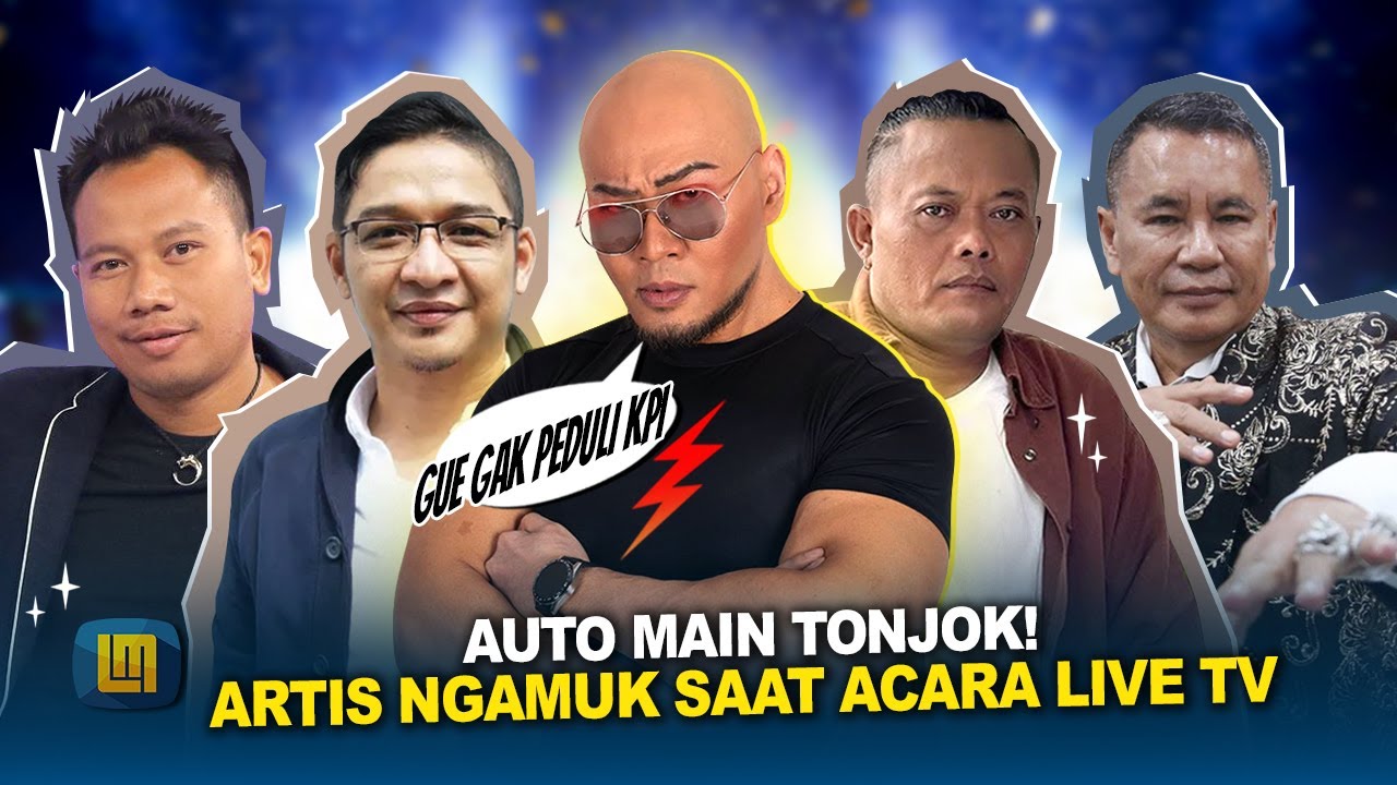 BIKIN TEGANG!!! 8 Kejadian Artis Ngamuk Berkelahi Saat Acara TV Berlangsung