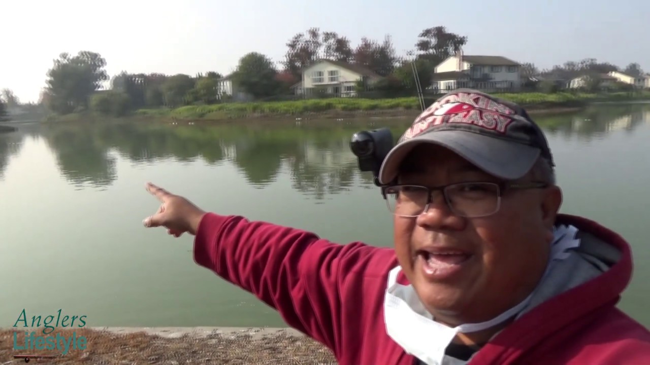 Fishing For Catfish At Lakeshore Park Newark, CA - YouTube