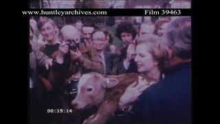 Margaret Thatcher in General Election Campaign, 1979.  Archive film 39463