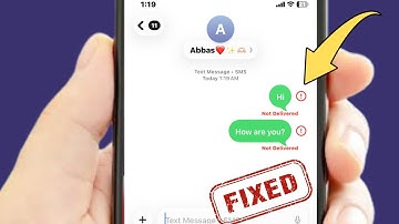 Bericht mislukt verzonden iPhone | iOS 26 | Bericht niet afgeleverd iPhone
