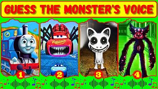 Guess Monster Voice Thomas The Train, McQueen Eater, Zoonomaly, Killy Willy Coffin Dance