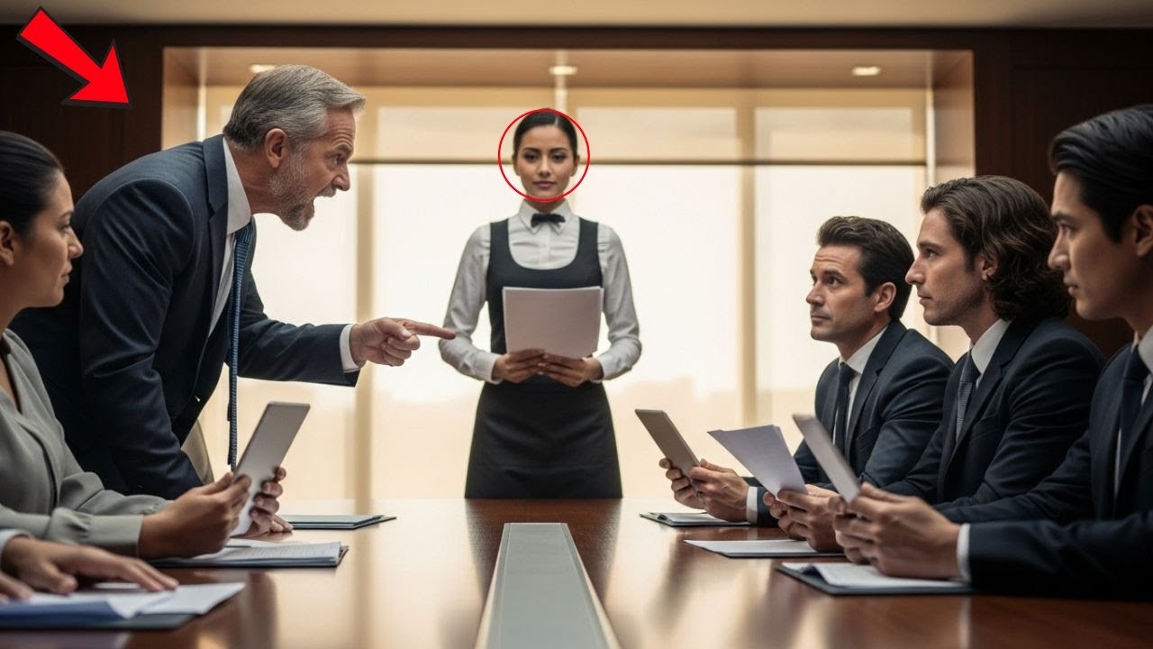 „Aduceți-mi pe cineva mai inteligent!” — strigă miliardarul, până când chelnerița îi rezolvă totul.