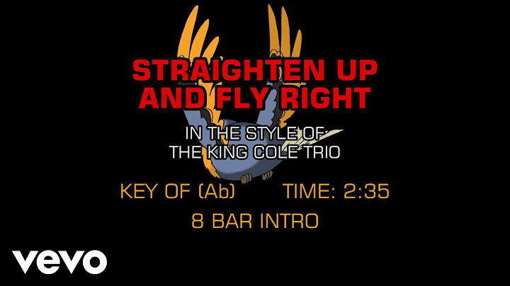 Straighten Up and Fly Right Instrumental version - Instrumental performance video thumbnail