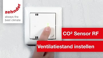 Ventilatiestand instellen | CO2 sensor ComfoAir Q | Zehnder Group Nederland