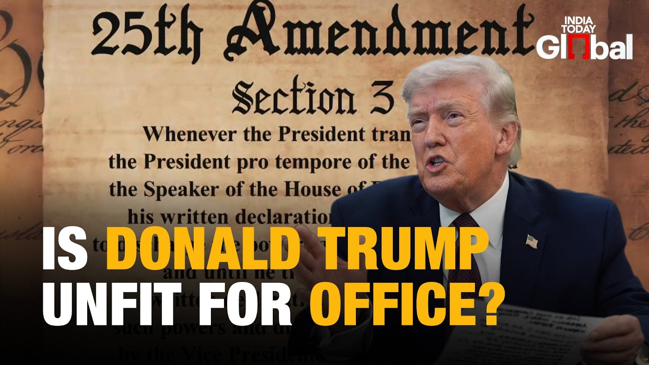 Can Trump be removed? Iran post sparks constitutional crisis debate in ...