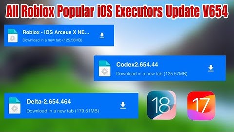 New Official Delta, Appleware, Arceus x, Codex iOS V654 | Roblox Executors Latest Version Released!