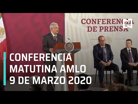 Conferencia matutina AMLO - Lunes 9 de marzo 2020