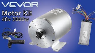 Vevor 48v 2000w motor kit (wiring / unbox / review)