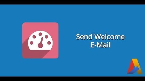 Send Welcome E-mail in odoo v12