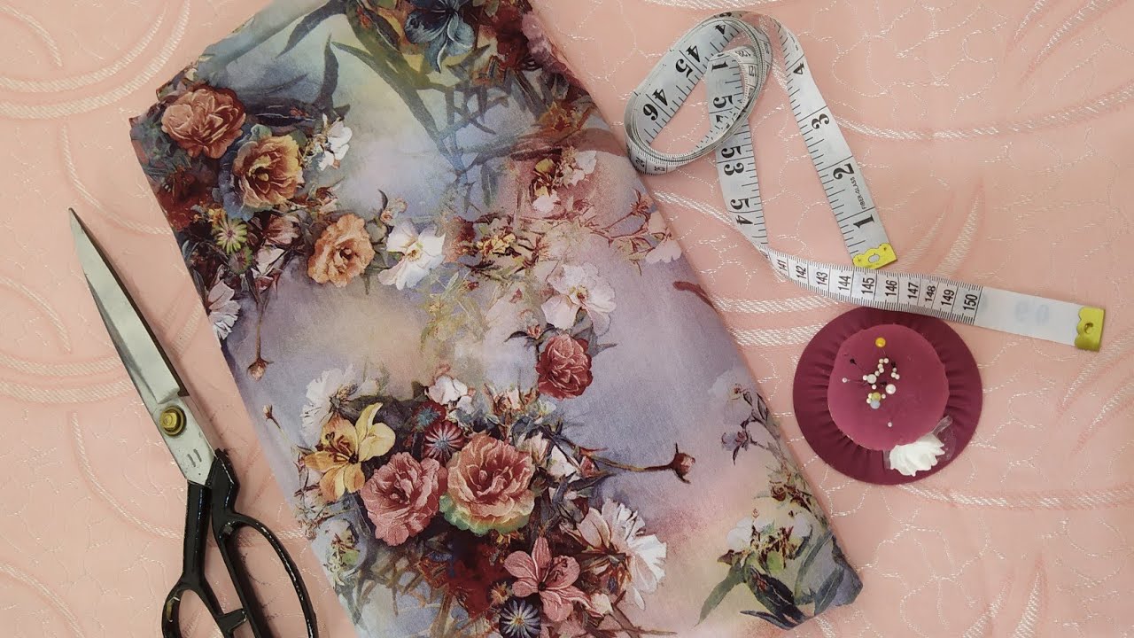 خياطة بشت نسائي صيفي 🌹🌹🌹 YouTube