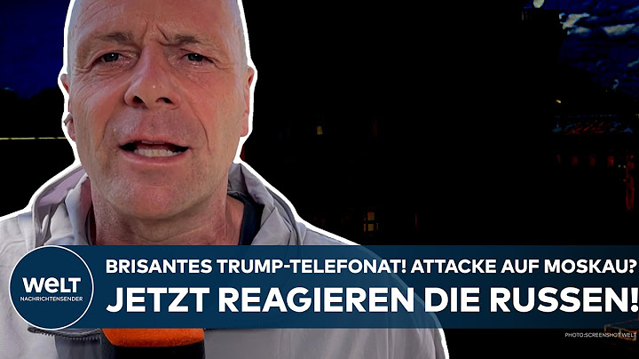 UKRAINE-KRIEG: Brisantes Trump-Telefonat! Attacke auf Moskau? Jetzt reagieren die Russen!