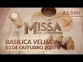 Missa | Basílica Velha de Aparecida 09h 03/10/2020