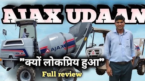 AJAX उड़ान Review – इंडिया का सबसे Smart Concrete Mixer | Power, Features & Real Site Test l