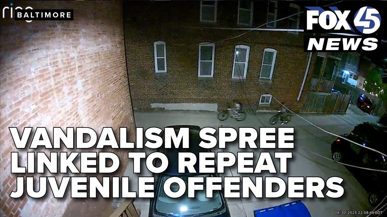 Vandalism spree possibly linked to repeat juvenile offenders - YouTube