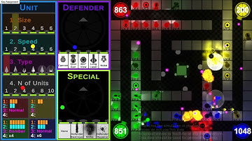 Cannon Defense - Marble Race Battle in Algodoo