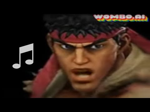 Ryu Street Fighter sings - Who Let the Dogs out | Wombo AI