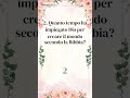 Check-up della fede, facile con un quiz - Quiz Biblico in 1 Minuto (633)