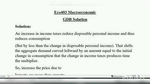 Eco403 GDB Solution.