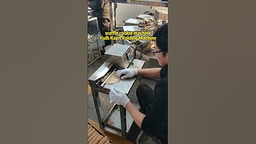 waffle cookie machine、Kuih Kapit Folding Machine
