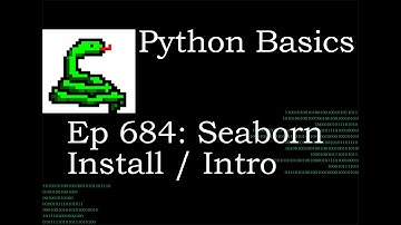 Python Basics Tutorial Install Intro Seaborn
