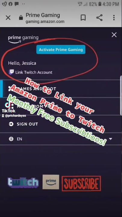 How to setup Prime Gaming Account 