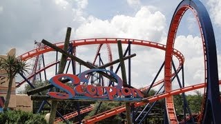 Scorpion Roller Coaster Front Seat OnRide POV