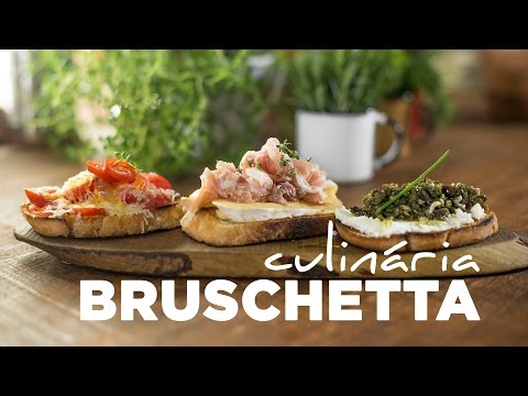 Vídeo: Bruschetta Italiana: Três Opções De Lanche De Verão