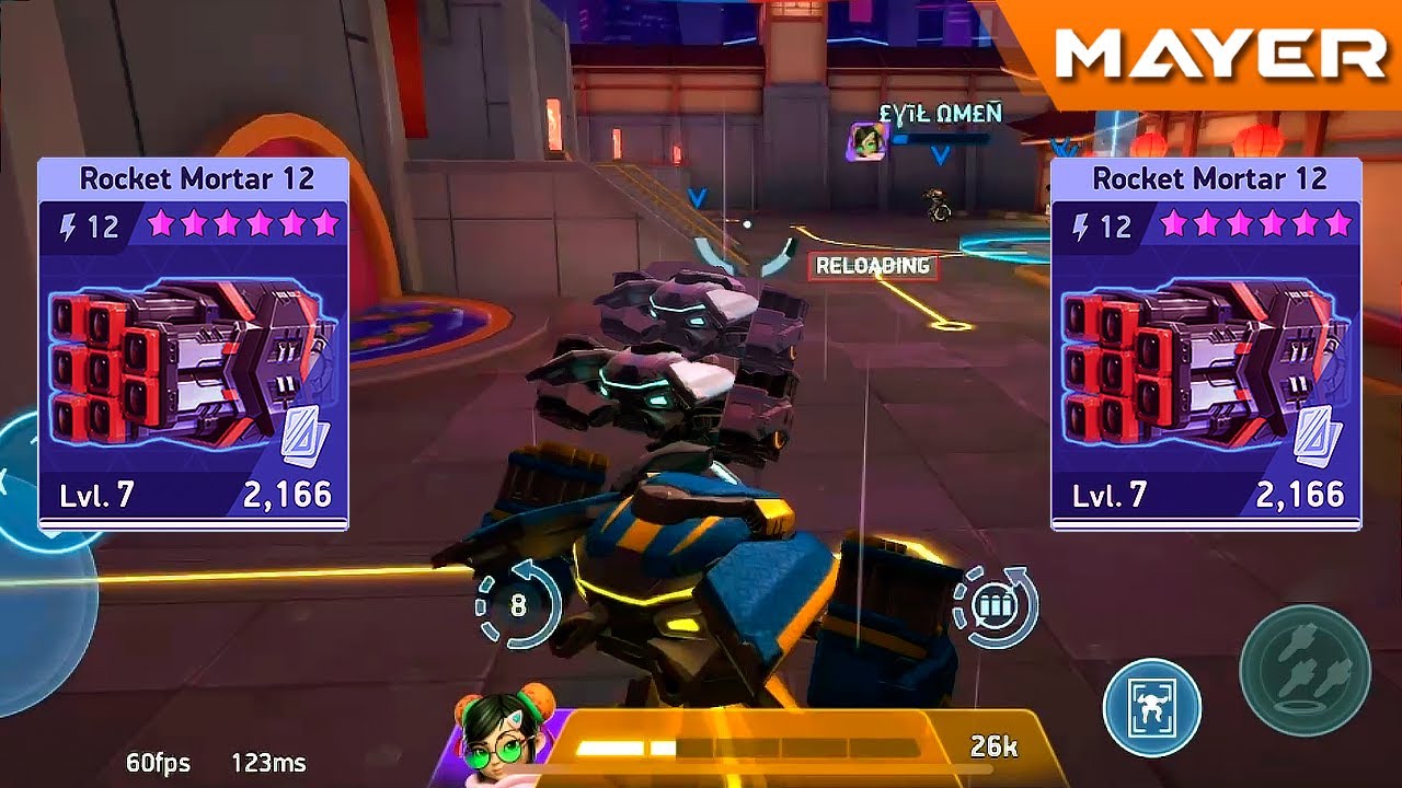 Rocket Mortar Duel 🇺🇦 Mech Arena - YouTube