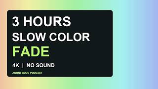 3 Hours Color Changing Screen | Mood LED Lights (Slow & Smooth Gradient) RGB 4K screenshot 3