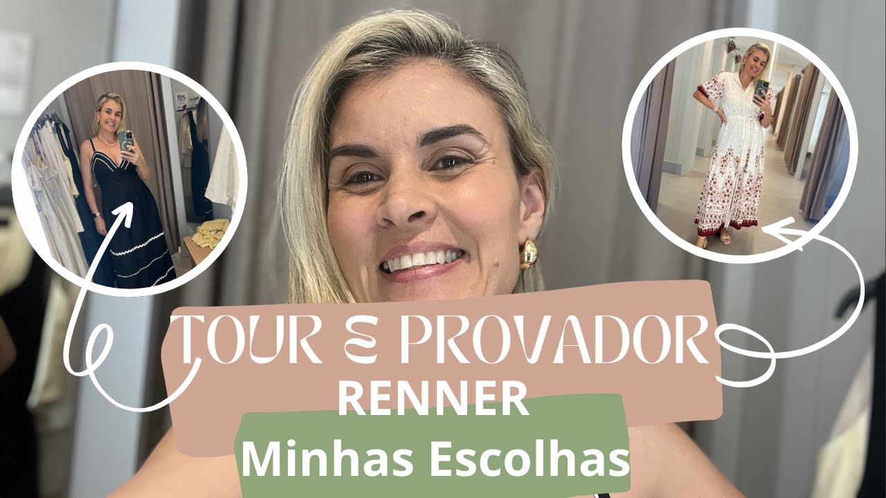 TOUR e PROVADOR RENNER - Cupom PATYCABS 15% off sem valor mínimo e pegando nos saldos😱