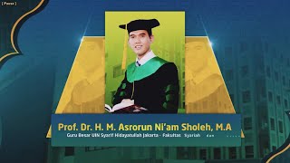 Pengukuhan Guru Besar Prof. Dr. KH. M. Asrorun Ni'am Sholeh, M.A. | Cinematic Video