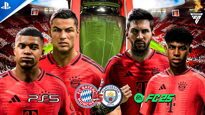 FC25 - Final UCL | Bayern Munich vs Man City | Ronaldo,Messi,Yalmal,Vini,Mbappe #PS5 #FC25