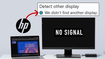 Fix HP Laptop Not Detecting External Monitor
