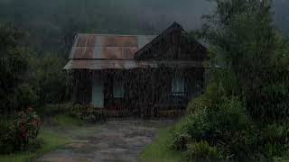 Rainfall ambience clearing inner clutter and guiding deep relaxation for sleeping
