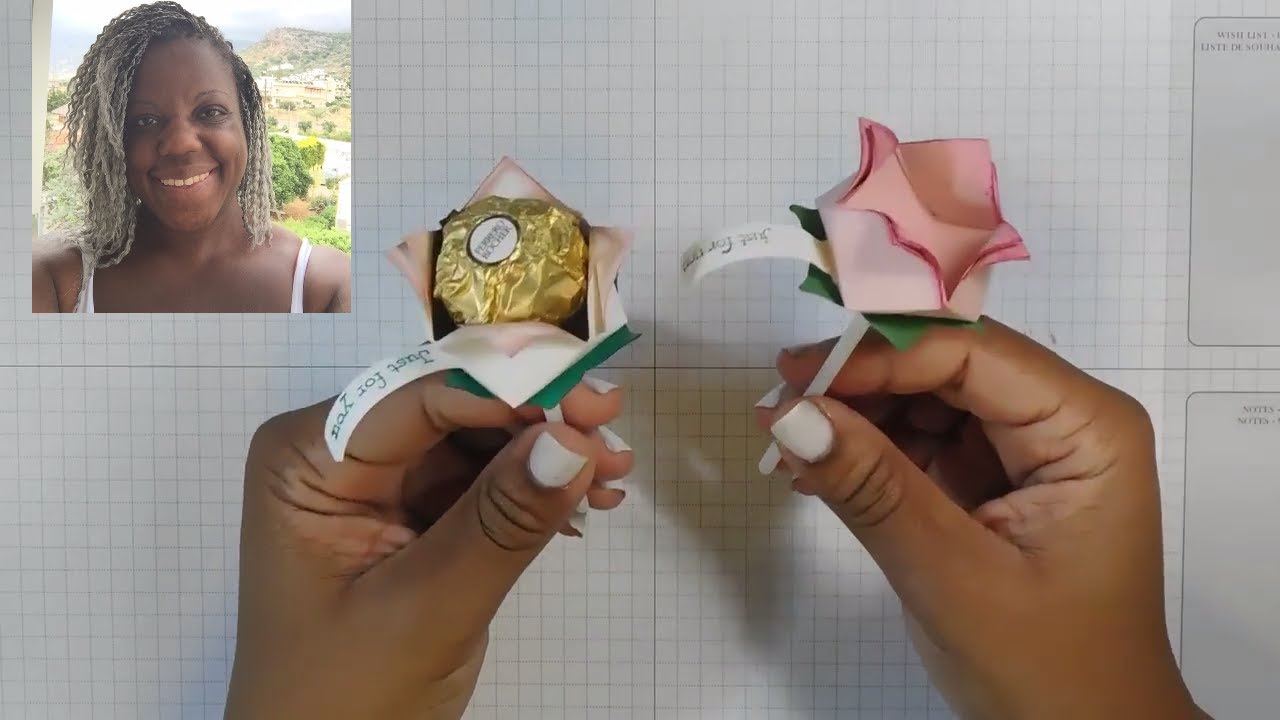 How to make Ferrero Rocher Paper Roses - My 
