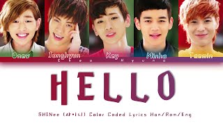 SHINee (샤이니) - Hello (Color Coded Lyrics Han/Rom/Eng)