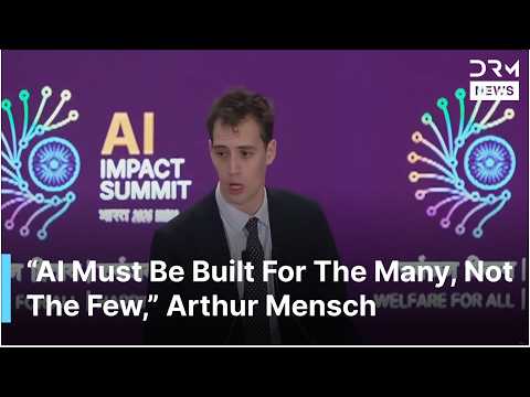 Mistral Co-Founder Arthur Mensch Warns Against AI Power Concentration at India AI Summit | AI1G