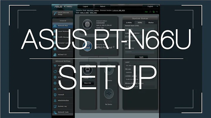 ASUS RT-N66U Router Setup Guide