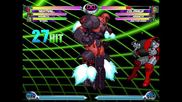 mvc2 Sentinel 40 hit combo without assists/supers/drones