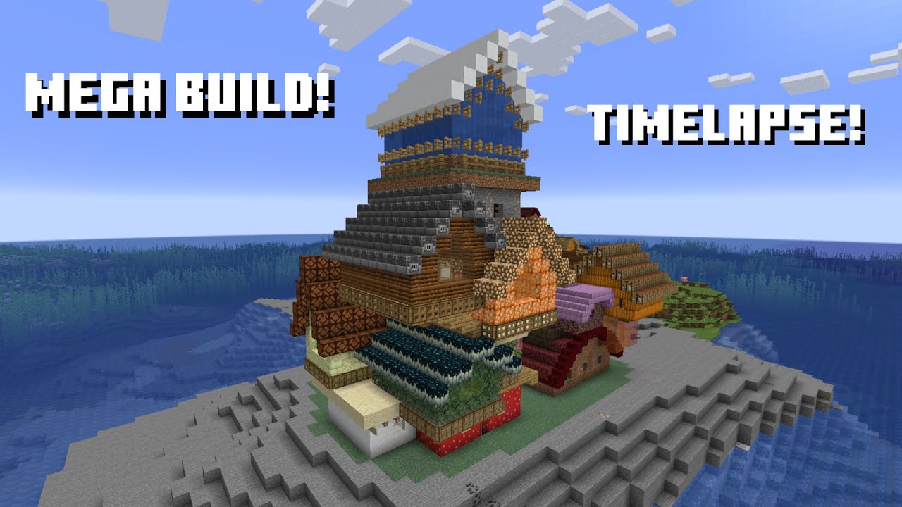 MEGABUILD [TIMELAPSE] - Minecraft but my community forces me to build ...