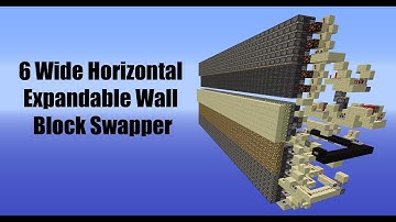 Minecraft - F.U.N. 6 Wide Expandable Horizontal Wall Block Swapper (HD)
