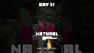 100 Days - [Minecraft Shorts] - Day 31 #minecraft #100days