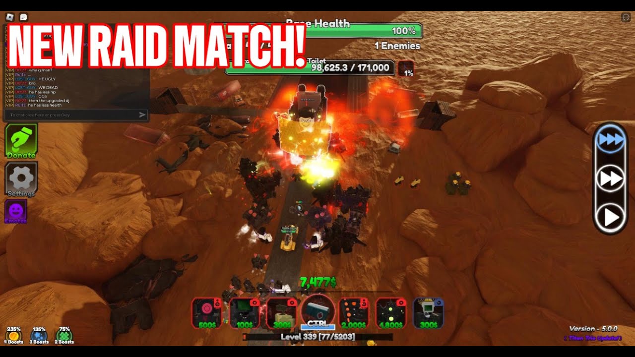 NEW RAID BUNKER MATCH( Titan tower defense)